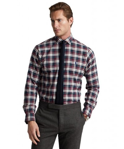 Men's Classic-Fit Plaid Twill Shirt Multi $27.57 Shirts