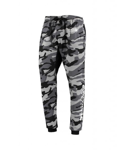 Men's Black Seattle Seahawks Camo Jogger Pants $29.76 Pants