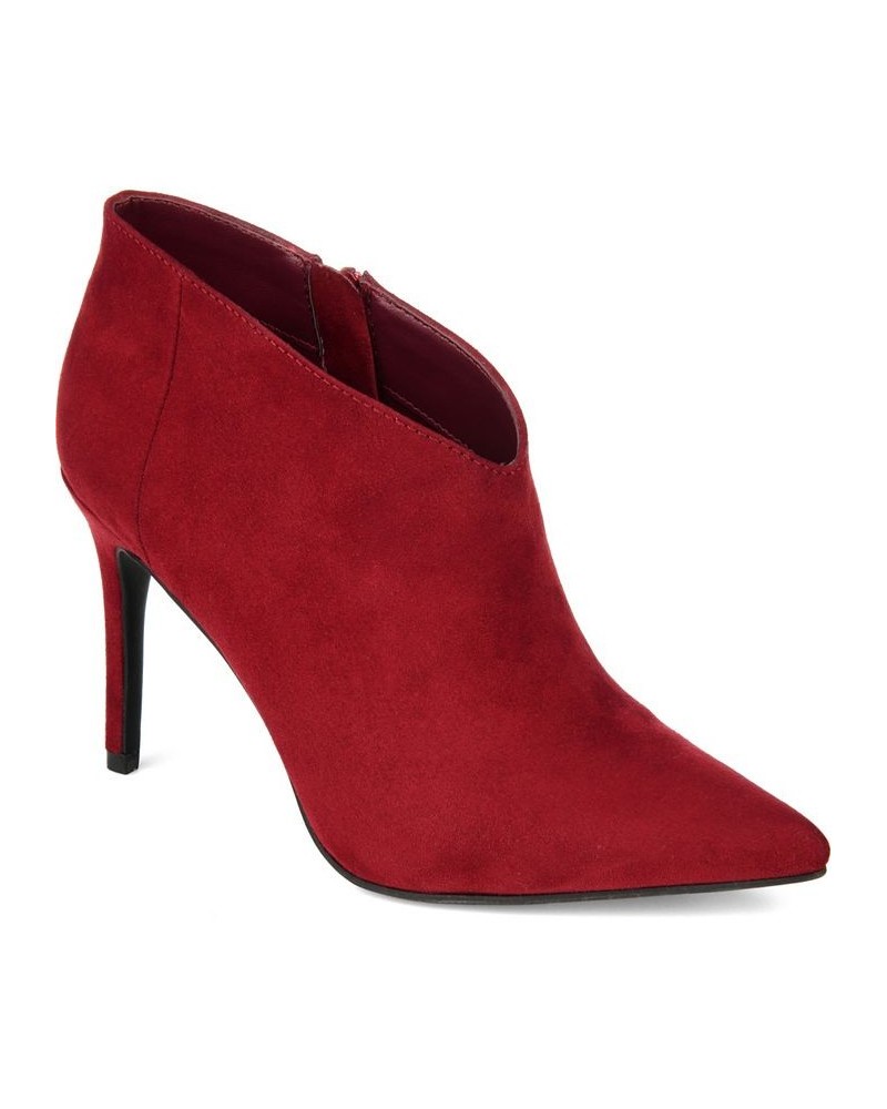 Women's Demmi Bootie Red $45.00 Shoes