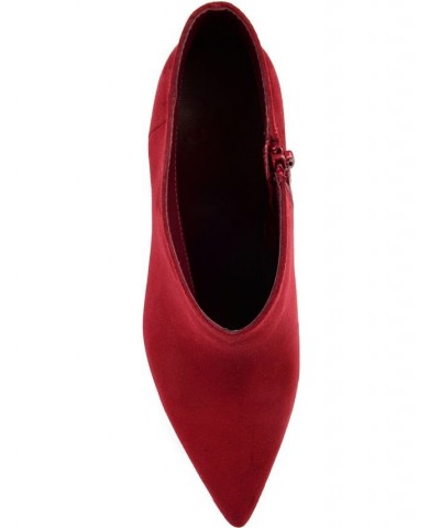 Women's Demmi Bootie Red $45.00 Shoes