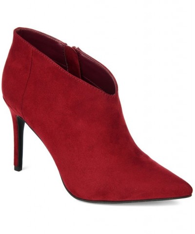 Women's Demmi Bootie Red $45.00 Shoes