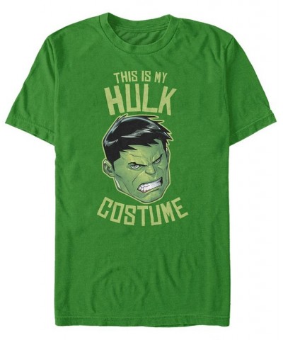 Marvel Men's Avengers Hulk Halloween Costume Short Sleeve T-Shirt Green $15.05 T-Shirts