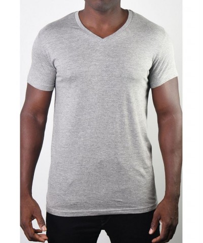 Men's Basic V-Neck Tee Light Grey $14.40 T-Shirts