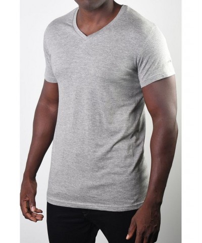 Men's Basic V-Neck Tee Light Grey $14.40 T-Shirts