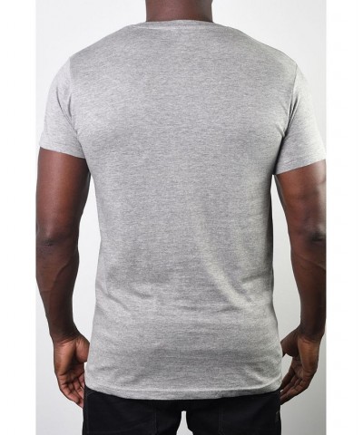 Men's Basic V-Neck Tee Light Grey $14.40 T-Shirts