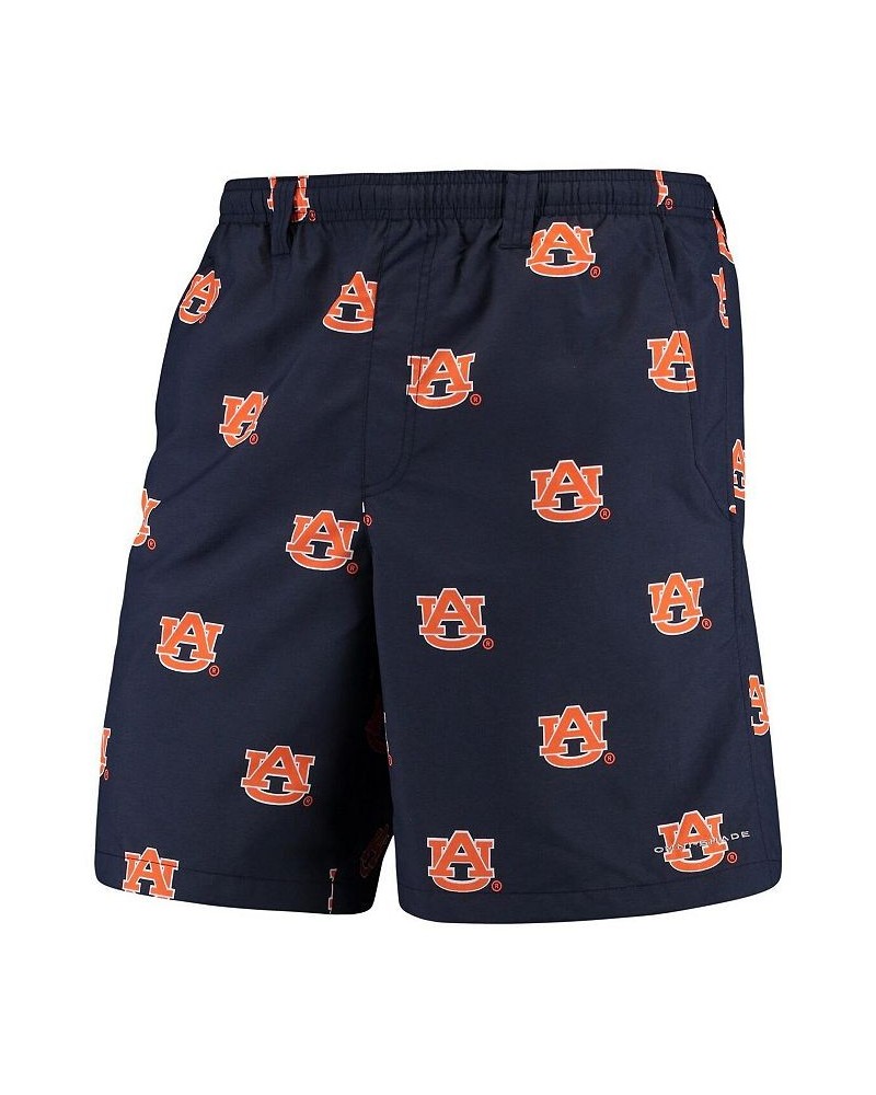 Men's PFG Navy Auburn Tigers Backcast II 8" Omni-Shade Hybrid Shorts $22.00 Shorts