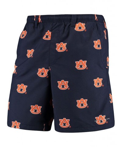 Men's PFG Navy Auburn Tigers Backcast II 8" Omni-Shade Hybrid Shorts $22.00 Shorts