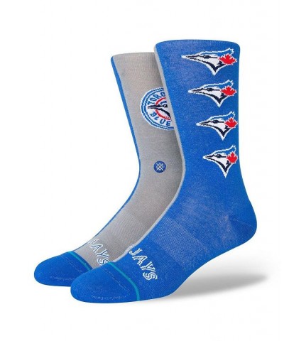 Men's Toronto Blue Jays Split Crew Socks $11.88 Socks