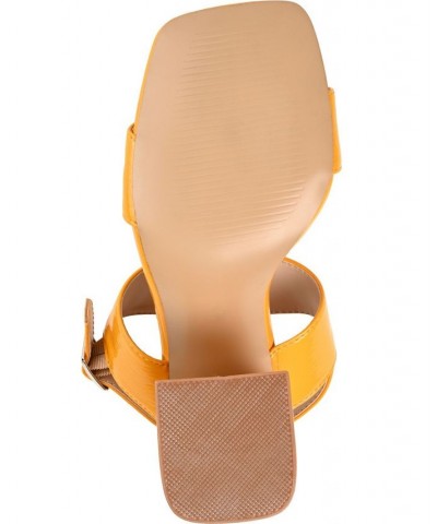 Women's Adras Sandal Orange $41.80 Shoes