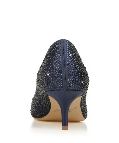 Women's Frenchie Evening Pumps Blue $54.50 Shoes