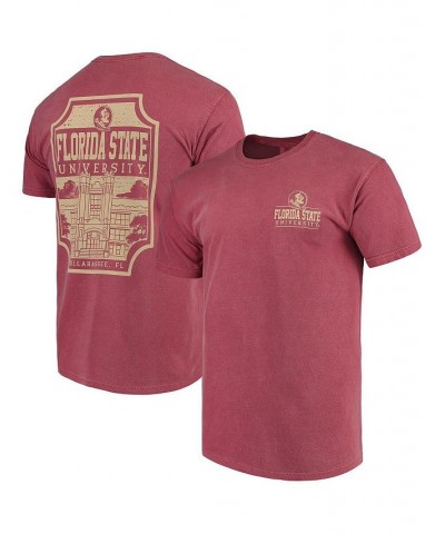 Men's Garnet Florida State Seminoles Comfort Colors Campus Icon T-shirt $17.64 T-Shirts