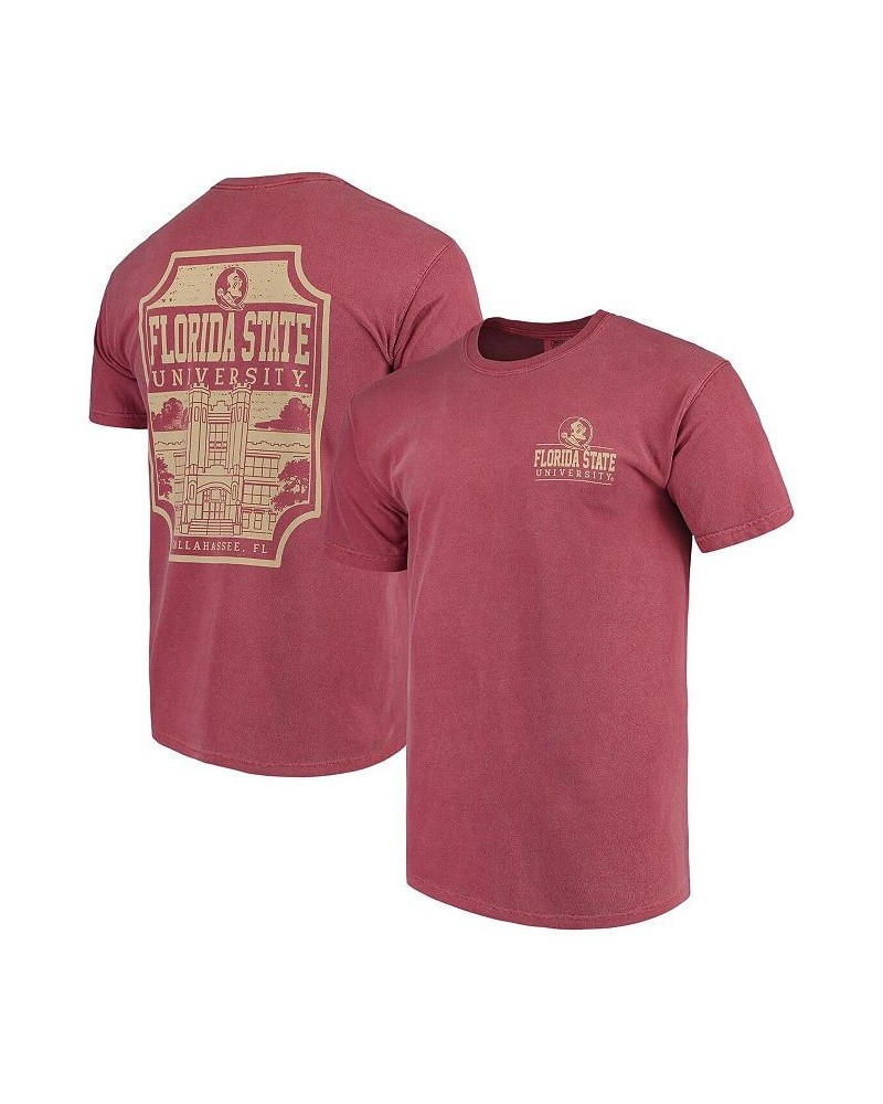 Men's Garnet Florida State Seminoles Comfort Colors Campus Icon T-shirt $17.64 T-Shirts