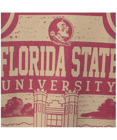 Men's Garnet Florida State Seminoles Comfort Colors Campus Icon T-shirt $17.64 T-Shirts