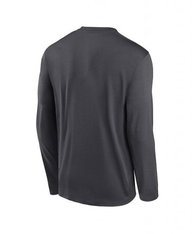 Men's Anthracite St. Louis Cardinals Icon Legend Performance Long Sleeve T-shirt $31.89 T-Shirts