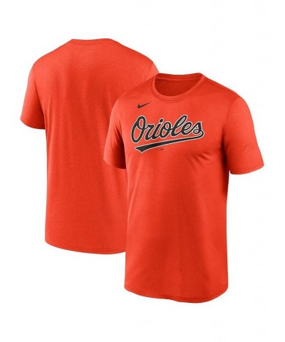 Men's Orange Baltimore Orioles New Legend Wordmark T-shirt $20.50 T-Shirts