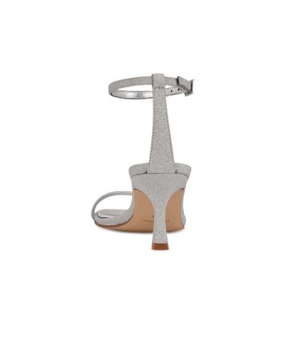 Women's Ripe Square Toe Kitten Heel Dress Sandals PD06 $46.55 Shoes