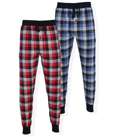 Men's Flannel Sleep Jogger Pants - 2pk. PD03 $20.50 Pajama