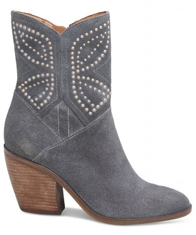 Women's Lakelon Western Booties Brown $90.72 Shoes