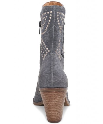 Women's Lakelon Western Booties Brown $90.72 Shoes