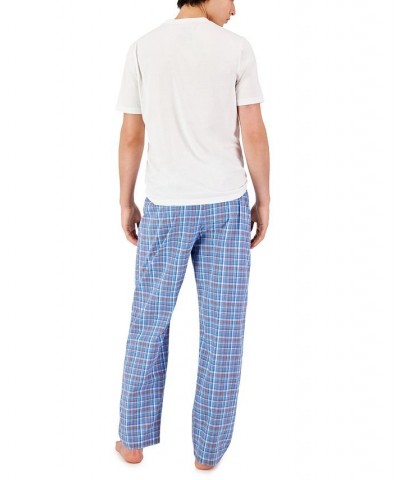 Men's 'Grandpa' Top & Plaid Pants 2-Pc. Pajama Set Blue $29.40 Pajama