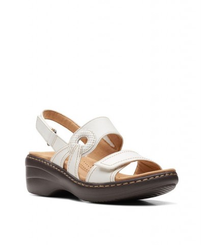 Women's Collection Merliah Opal Flat Sandals White $39.00 Shoes