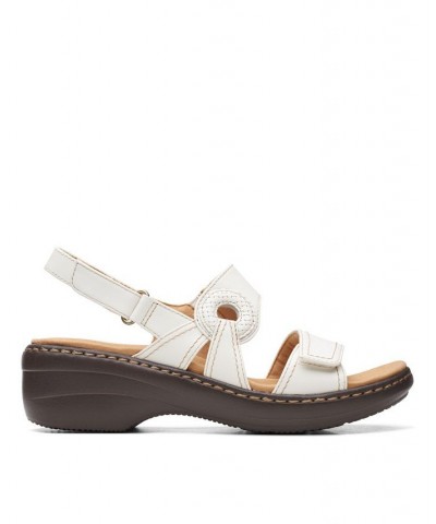 Women's Collection Merliah Opal Flat Sandals White $39.00 Shoes