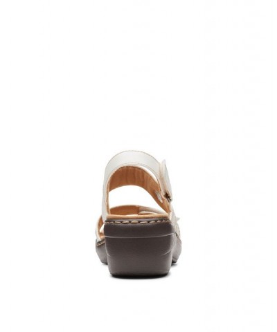 Women's Collection Merliah Opal Flat Sandals White $39.00 Shoes