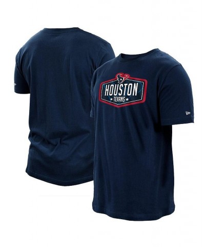 Men's Navy Houston Texans 2021 NFL Draft Hook T-shirt $20.39 T-Shirts