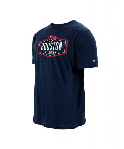 Men's Navy Houston Texans 2021 NFL Draft Hook T-shirt $20.39 T-Shirts