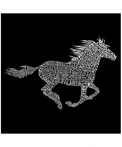 Mens Word Art T-Shirt - Mustang Black $18.89 T-Shirts