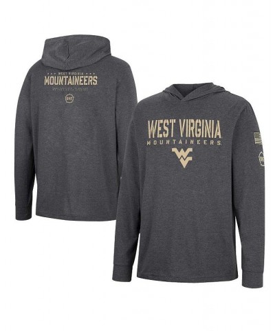Men's Charcoal West Virginia Mountaineers Team OHT Military-Inspired Appreciation Hoodie Long Sleeve T-shirt $31.89 T-Shirts
