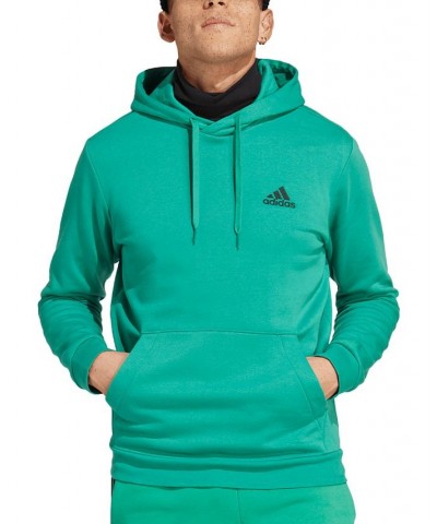 Men's Feel Cozy Essentials Fleece Pullover Hoodie Court Green $24.75 Sweatshirt