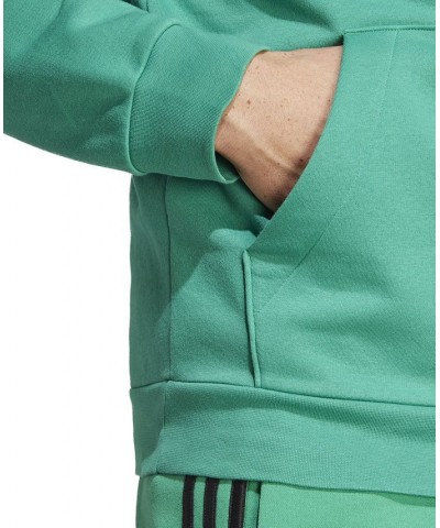 Men's Feel Cozy Essentials Fleece Pullover Hoodie Court Green $24.75 Sweatshirt