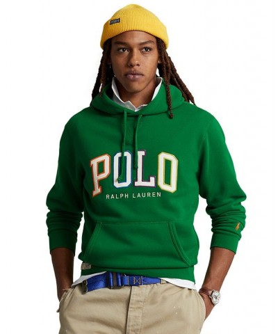 Men's RL Fleece Logo Hoodie Green $55.40 Sweatshirt