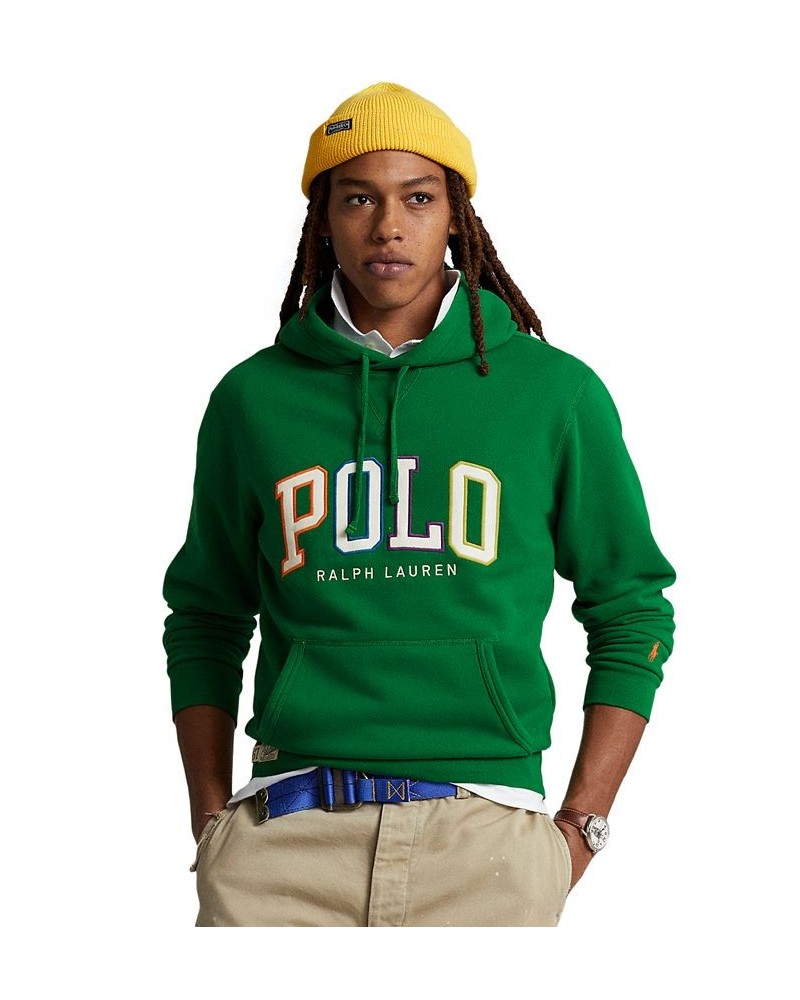 Men's RL Fleece Logo Hoodie Green $55.40 Sweatshirt