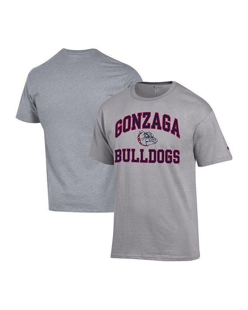 Men's Heather Gray Gonzaga Bulldogs High Motor T-shirt $17.48 T-Shirts