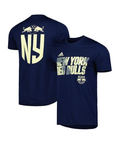 Men's Navy New York Red Bulls Team Jersey Hook T-shirt $23.50 T-Shirts