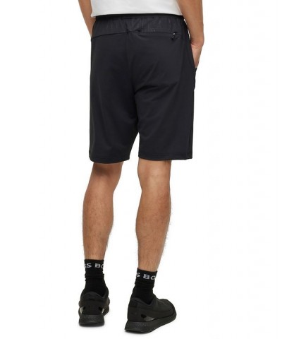 BOSS Men's Glow-In-The-Dark Artwork Active-Stretch Drawstring Shorts Black $44.80 Shorts