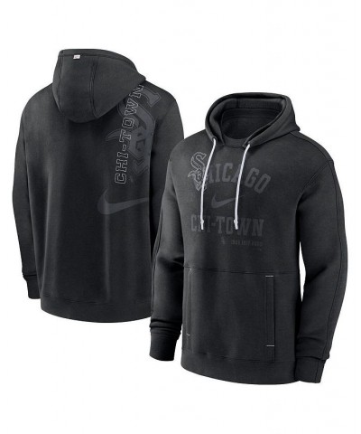 Men's Black Chicago White Sox Statement Ball Game Pullover Hoodie $47.30 Sweatshirt