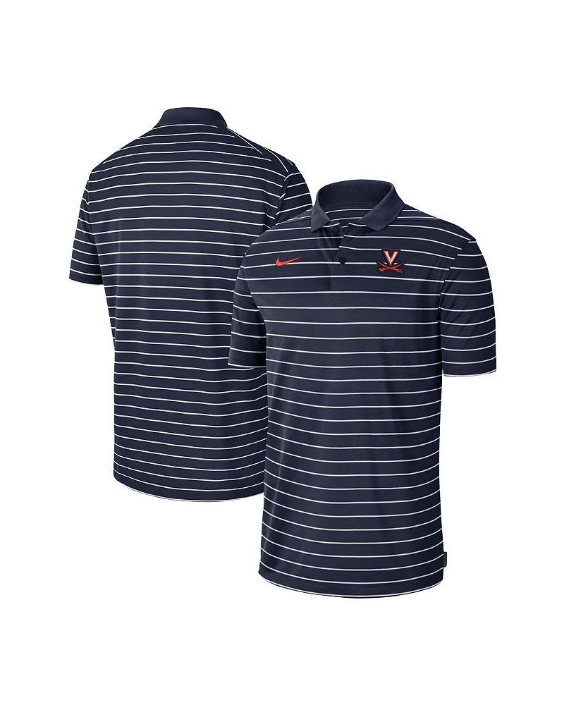 Men's Navy Virginia Cavaliers Icon Victory Coaches 2022 Early Season Performance Polo Shirt $26.66 Polo Shirts