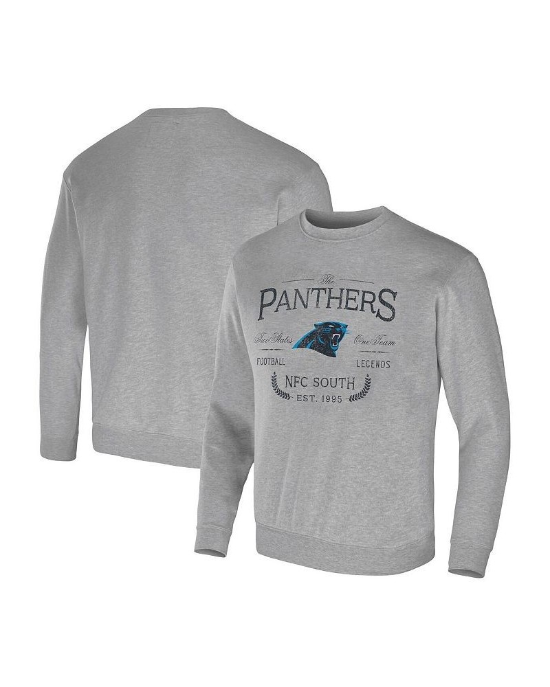 Men's NFL x Darius Rucker Collection by Heather Gray Carolina Panthers Pullover Sweatshirt $28.60 Sweatshirt