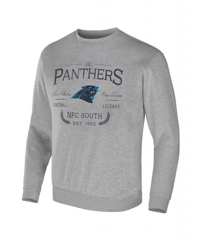 Men's NFL x Darius Rucker Collection by Heather Gray Carolina Panthers Pullover Sweatshirt $28.60 Sweatshirt