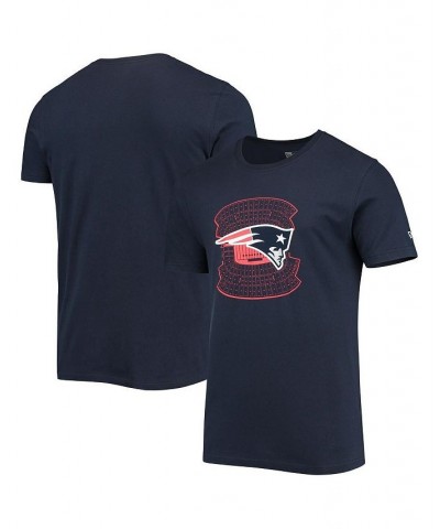 Men's Navy New England Patriots Stadium T-shirt $21.82 T-Shirts