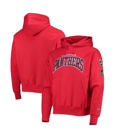 Men's Red Florida Panthers O&B Capsule II Pullover Hoodie $44.65 Sweatshirt