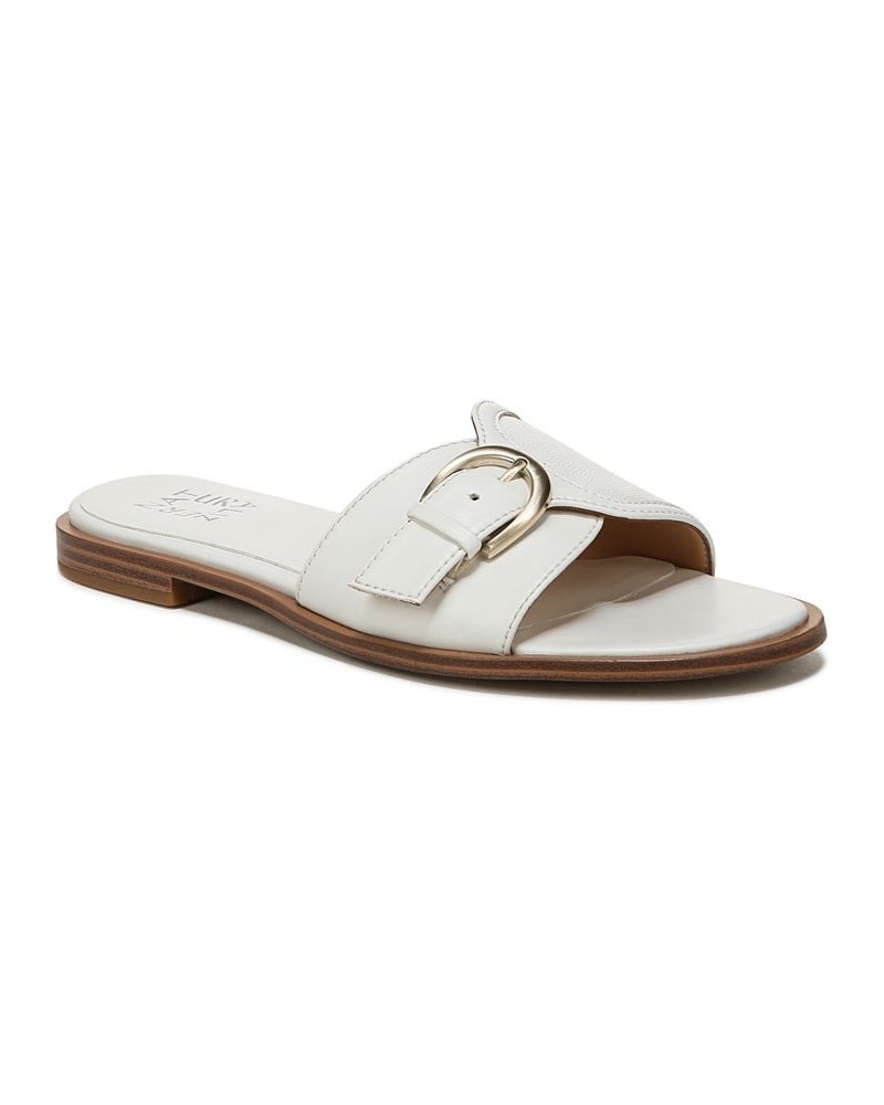 Lilia Slide Sandals White $53.41 Shoes