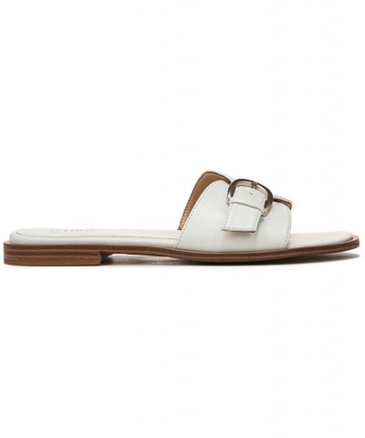 Lilia Slide Sandals White $53.41 Shoes