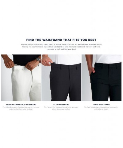 Men's Cool 18 PRO Stretch Straight Fit Flat Front Dress Pants Tan/Beige $31.89 Pants