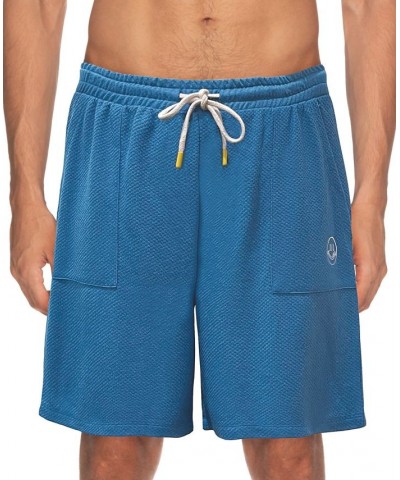 Men's Moisture Wicking Waffle Shorts Vallarta Blue $21.60 Pajama