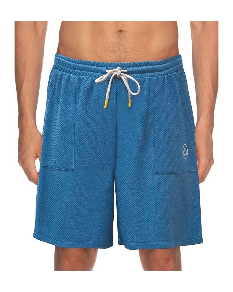 Men's Moisture Wicking Waffle Shorts Vallarta Blue $21.60 Pajama