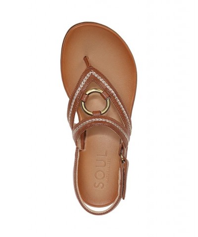 Sunny Flat Sandals Brown $44.50 Shoes